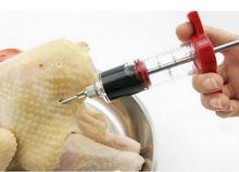 20 pcs New Arrive Marinade Injector Flavor Syringe Cooking Meat Poultry Turkey Chicken BBQ Tool 2024 - buy cheap