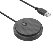 FooHee-Micrófono de sobremesa con enchufe USB, condensador omnidireccional de sonido puro, para conferencia de límites, para grabación de videojuegos, VoIP, UM02 2024 - compra barato
