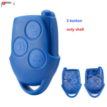 keyecu Replacement 3 Button Transit Connect Set Remote Car Key Shell Style Cover For Ford Transit Europe Model Blue Case 2024 - buy cheap