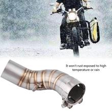 Motorcycle Full Exhaust System Middle Pipe Link Connect for Kawasaki Z900 2017 2018 Universal Moto Exhaust Pipe With Muffler 2024 - buy cheap