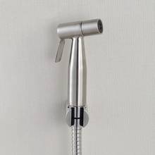 Brushed Nickel 304 Stainless Steel Toilet Handheld Diaper Sprayer Shower Shattaf Bidet spray Douche kit Jet 1.5m Hose ABS Holder 2024 - buy cheap