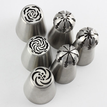 Mujiang 6Pcs Stainless Steel Russian Nozzles Sphere Ball Icing Piping Pastry Tips DIY Cake Decorating Baking Confectionery Tools 2023 - buy cheap