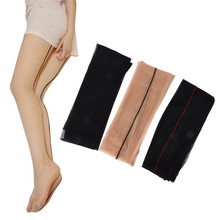 Ultra Thin Transparent Pantyhose Black Women Seam Sexy Stockings Female Skin Thigh High Stocking 2024 - buy cheap