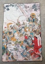 Make Old Brocade Embroidery Paintings Imitating the Ancient (Journey to the West. Monkey King) 2024 - buy cheap