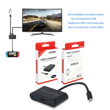 Adaptador de USB-C tipo C a HDMI, convertidor de vídeo HD con concentrador USB tipo C para consola de juegos Nintendo Switch, puerto USB 3,0 2024 - compra barato