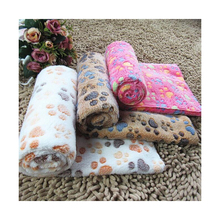 Dog Bed Soft Flannel Fleece Star Print Warm Pet Blanket Paw Foot Print Warm Pet Sleeping Bed Cover Mat For Small Medium Dog Cat 2024 - buy cheap