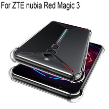 Противоударный чехол с воздушной подушкой для ZTE Nubia Red Magic 3 NX629J, силиконовый чехол для телефона Red Magic3 Red Magic3, чехол s, корпус 2024 - купить недорого