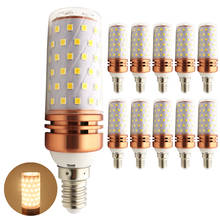 10x E27 110V 220V 2835 SMD LED Bulb E14 Corn Candle Light 12W 16W Lamp Bombillas Cold Warm White 2024 - buy cheap