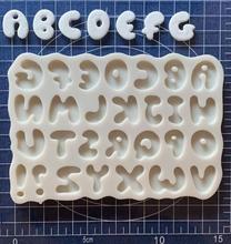 Moldes de silicone de alfabeto para artesanato, formas de fondant decoração de animais de cozimento 2024 - compre barato