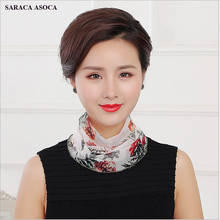 Spring Autumn Winter Women Pring Ring Head Collar All Match Fashion Small Scarf Double Layer Scarves 2024 - buy cheap