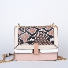 New European and American Exclusive Chain Shoulder Bag Lock Serpentine Crossbody Bags PU leather Messenger Bags For Women  002 2024 - buy cheap