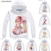 Sudaderas con capucha de Elf no Elu, elfo, Noel, Virtual, Youtuber, Vtuber, inteligencia Artificial, AI, ropa de calle, sudadera con estampado de Anime 2024 - compra barato