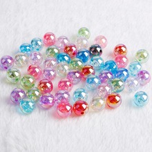 8mm 50Pcs Mix Color Acrylic Beads AB Color Round Loose Beads DIY Bracelet Earrings Charms Necklace Beads For Jewelry Making 2024 - buy cheap