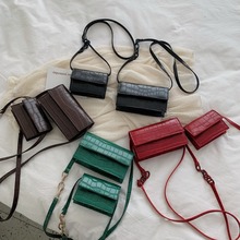 Stone Crossbody Bags Women's 2019 Small PU Leather Purses and Handbags New Ladies Shoulder Female Messenger Bag Flap Fashion 2024 - buy cheap
