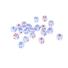 20Pcs/set 12mm Acrylic 6 Sided Tricks Dice Game Toy For Party Fun Adult  Novelty Gift Fun Toys for Kids Children 2024 - buy cheap