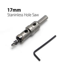 High Quality 17mm 0.67" Hard Alloy Metal Hole Saw Core Drill Bit  Drill Bit for Metal Working Universal Type 2024 - buy cheap