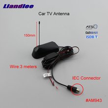 Amplificador da antena da tevê digital do carro automóvel antena ativa f conector macho plug ant booster dvb-t ISDB-T atsc # am943 2024 - compre barato