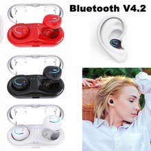 Bluetooth Headset 5.0 TWS Double Ear With Charging Compartment Wireless Long Standby mini in-ear Wireless Bluetooth Headset 2024 - compre barato