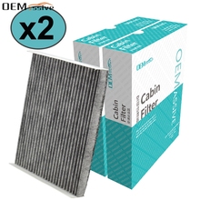 2PC Car Activated Carbon Cabin Air Conditioning  Filter For Ford Fusion Mercury Milan Lincoln MKZ 2010 2011 2012 2013 2024 - buy cheap