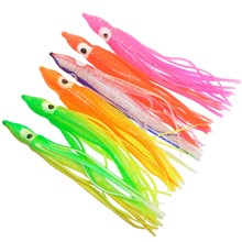 20 pieces Rubber Squid Skirts 5cm 9cm 11cm Octopus Soft Fishing Lures Tuna Sailfish Catfish Baits 2024 - buy cheap