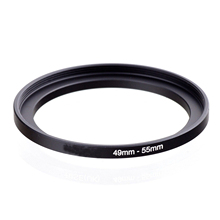 49mm-55 mm 49-55 mm 49 to 55 mm 49mm to 55mm Metal Step Down Lens Filter Adapter Ring Stepping 2024 - buy cheap