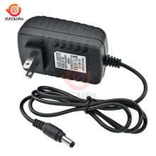 Eua ue plug europeu americano plug power AC-DC adaptador 12v 2a adaptadores de interruptor de alimentação 5.5mm * 2.1mm com 1m cabo 2024 - compre barato