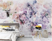 Beibehang-mural personalizado a gran escala, papel tapiz 3d, creativo floral europeo, papel de pared circular de fondo, papel de pared 2024 - compra barato