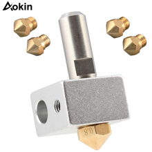 Aokin-piezas de impresora 3D, juego de extrusora MK10 M7, cabezal de bloque de calor, Kit de boquilla de 0,3mm, 0,4mm, 0,5mm, 0,6mm, 0,8mm 2024 - compra barato