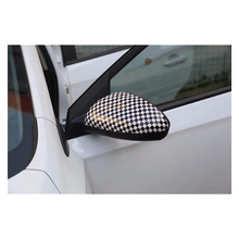 Para Buick Excelle 15-18 2 uds Plaid ABS lado del coche para espejo retrovisor de puerta marco protector cubierta embellecedores estilo coche accesorios de coche 2024 - compra barato