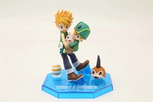 Figura de ação japonesa de 10cm, modelo colecionável de anime digimon ishida yamato takaishi takeru perimon, brinquedos para meninos 2024 - compre barato