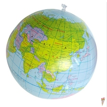 Globo inflable de 30CM para enseñanza, mapa de juguete de geografía educativa, pelota de playa 2024 - compra barato