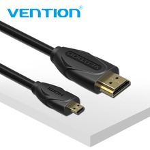 Vention Micro HDMI to HDMI Cable Gold-Plated HDMI 2.0V 3D 1m 1.5m 2m High Premium HDMI Cable Adapter for Tablet HDTV Camera new 2024 - buy cheap