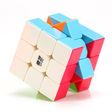 Qiyi 3x3 кубик рубика Warrior W 3x3x3 волшебный куб Новый воин W 3 слоя Stickerless speed Cube профессиональные головоломки игрушки для детей 2024 - купить недорого