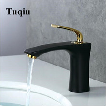 Basin Faucets  Gold white Bathroom Sink Faucets Single Handle Hot Cold Wash Mixer Water Tap lavatory water mixer 2024 - buy cheap