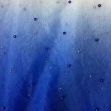 LASUI 3yards/lot fashion nail beads lace fabric  blue wide 150cm breathable for night dress DIY handmade accessroiesQ099# 2024 - buy cheap