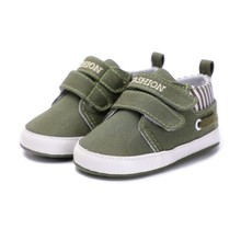 2019 New Baby Boys Girls Canvas Shoes High Quality Two Strap Newborn Baby Toddler Fashion First Walkers For 0-18 Month 2024 - buy cheap