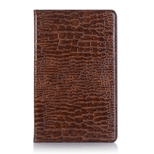 Crocodile leather funda stander case for Samsung Galaxy Tab A 8.0 SM-T350 SM-T355 Smart magnetic cover case for Samsung Tab A 2024 - buy cheap
