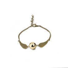 100pcs/lot Hot Sale Movie The Golden Snitch Bracelet For Women&Men Fashion Jewelry 2024 - buy cheap