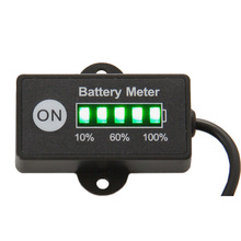 Battery Gauge LED Battery Meter Indicator for Cleaning Equipment Golf Carts Vehicle 12/24V RL-BI005 2024 - buy cheap