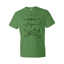 Stoughton-Camiseta de avión volador, regalo de piloto de aviación, arte Vintage de patente, Tops de marca nuevos, camiseta informal estampada fresca, 2019 2024 - compra barato
