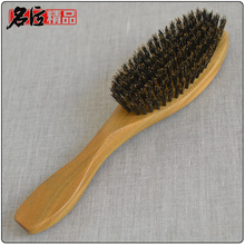 100% Authentic boar bristles hair comb high quality genuine natural Green sandalwood hairbrush comb massage 2024 - buy cheap