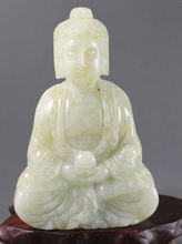 6cm Chinese jade hand-carved the statue of buddha,delicate statue 2024 - buy cheap