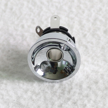 Sell Free Shipping guitar parts Round guitar jack plate Chrome cup guitar socket with 6.35 output jack 2024 - buy cheap