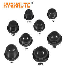 HYZHAUTO 2Pcs HID LED Car Headlight Dust Cover Rubber Head Fog Lamp Sealing Caps Waterproof Dustproof 55/65/70/75/80/85/90/100mm 2024 - buy cheap