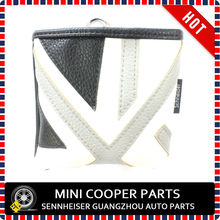 Bolsa de ventilación de aire para mini cooper r60, Material de cuero, color negro, estilo Union Jack, 1 unids/set por juego 2024 - compra barato