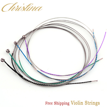 Professional Christina Violin Strings E , A, D, G, 4 PCS/Set Violin Strings Set Ball End, Made in Italy, 3/4,4/4 Full Set S109 2024 - buy cheap