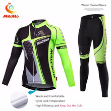 Pro team Winter thermal Fleece Long Cycling jersey set Ropa ciclismo bicycle clothing MTB bike jersey tops Bib Short Pant Design 2024 - buy cheap