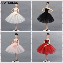 Moda Vestido de Ballet Para Barbie Boneca de Uma Peça Vestidos de Festa Vestido de Roupas Para Barbie Dolls 1/6 Acessórios Da Boneca BJD 2024 - compre barato