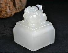 Seal carving jade stone seal boutique handmade gold stone carving name 2024 - buy cheap