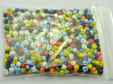 800 grânulos de semente de vidro opaco de cor mista rondelle 4mm (6/0) 2024 - compre barato